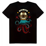 T-shirt-NaoInkClothing-scaphandre-pieuvre-kraken-1